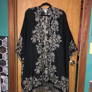 Two Tone Wrap/Kimono